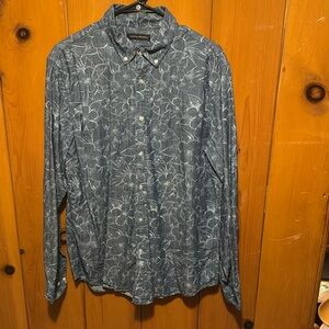 Banana Republic Long Sleeve Tropical Shirt